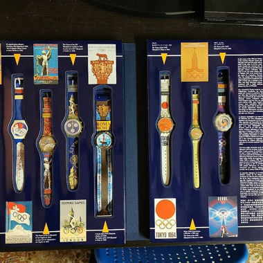 Coffret « Swatch historical Olympic games collection »