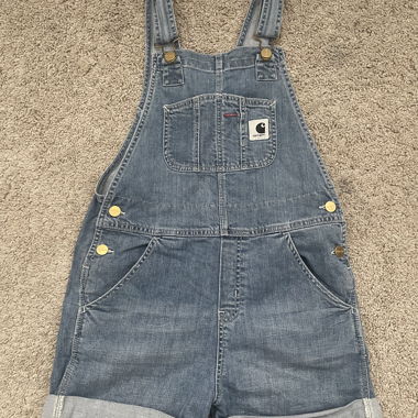 Pantaloncini Salopette in Denim Carhartt