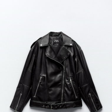 Giacca in ecopelle Zara