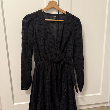 Black Wrap Dress 