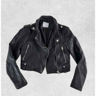 Bershka Black Leather Jacket