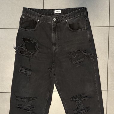 YourTurn - Heavy Distressed Denim