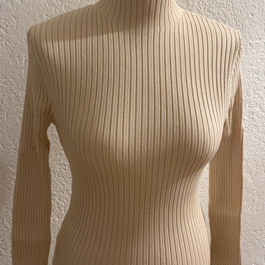 Top en maille côtelée Zara