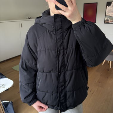 Giacca oversize nera, taglia M