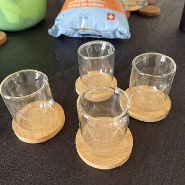 Set mit 4 Gläsern