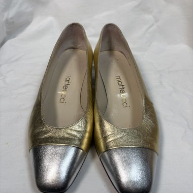 Bicolour pumps gold/silver 36.5
