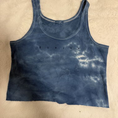 Zurich Blue Ripp-Tanktop