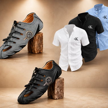 1chaussures, 1chemise pour l'été 