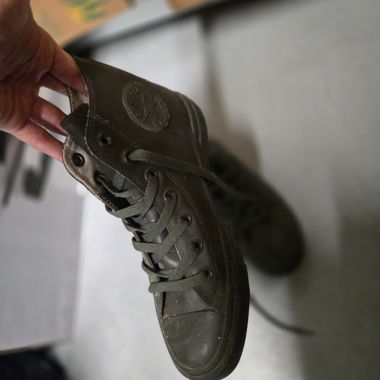 Scarpe da pioggia Converse verde kaki 