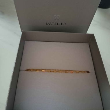 Gold-plated 925 bracelet