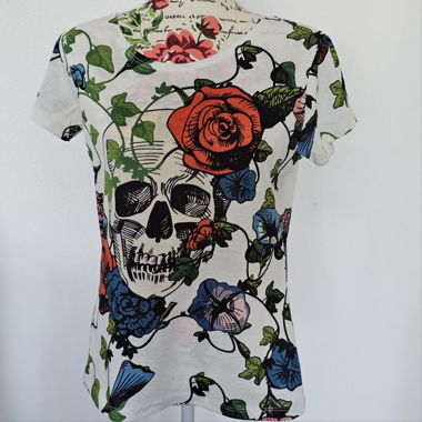 T-shirt crane floral