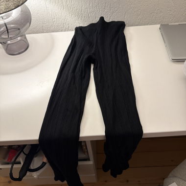 Elastic Flared Pants