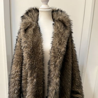 Brown Faux Fur Coat