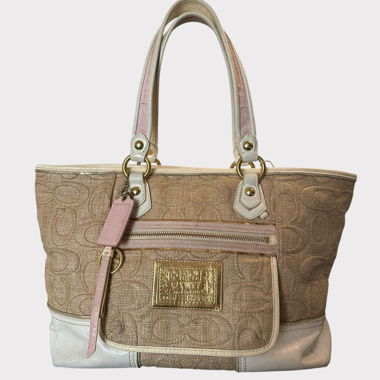 Coach Poppy Canvas Handbag