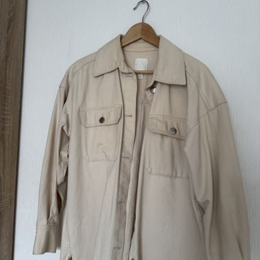 Veste chemise beige H&M