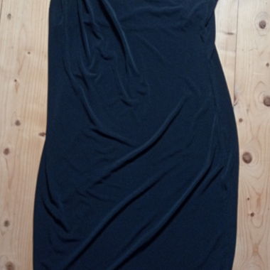 Asymmetric black dress