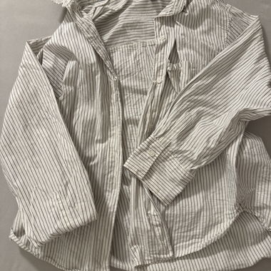 Camicia con bottoni a righe