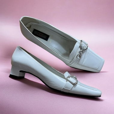 Y2K loafer mit Absatz 