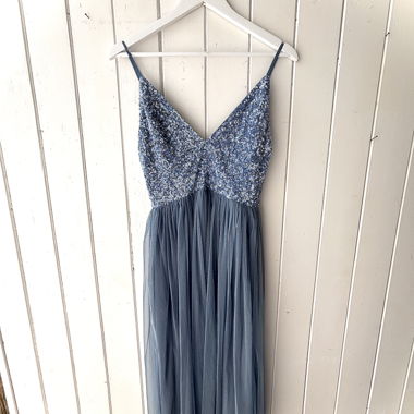 Cocktailkleid / festliches Kleid hellblau