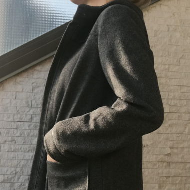 Manteau gris foncé NafNaf