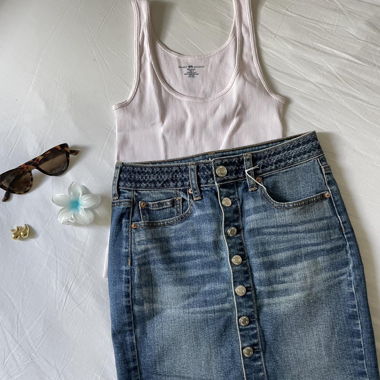 Jupe en jeans american eagle