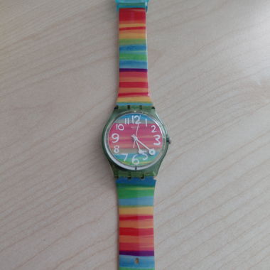 Bracelet-montre Swatch multicolore