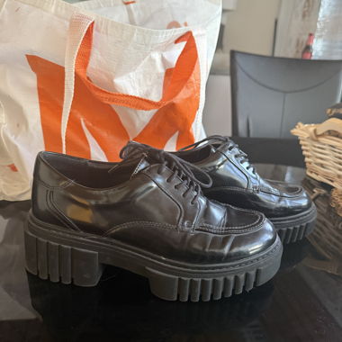 Patent Platform Shoes