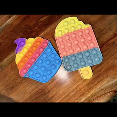 6 Pop It Fidget Toys Set 15Fr.