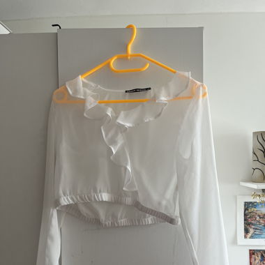 Transparent white top 