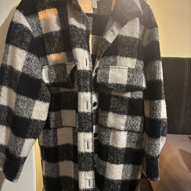 H&M Checkered Coat