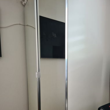 Two door wardrobe with mirror
