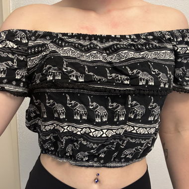 H&M Crop Top Coachella