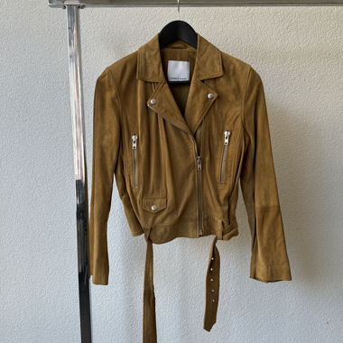 Suede biker jacket 