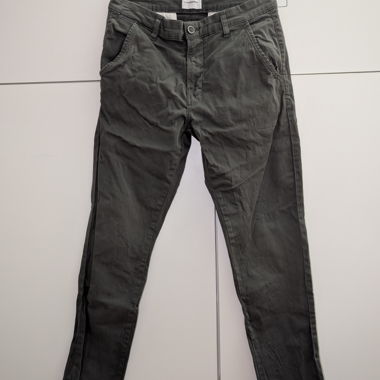 Lindbergh Chino "Classic Belt" dark green