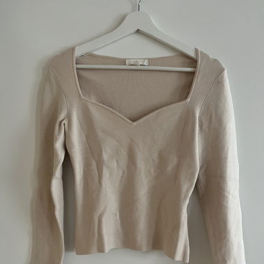 H&M/Top/Beige/Eckig