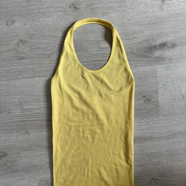 Yellow Halter Dress