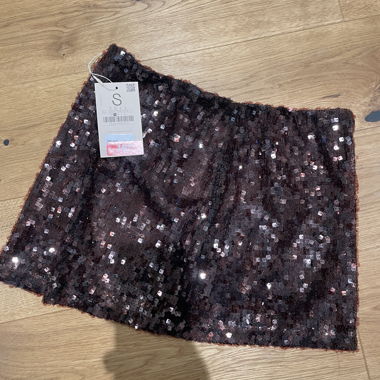 Gonna corta con paillettes Rock S