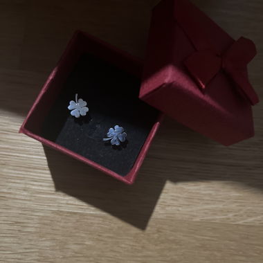 Boucle d’oreille trèfles