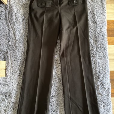 Schwarze Stoffhose