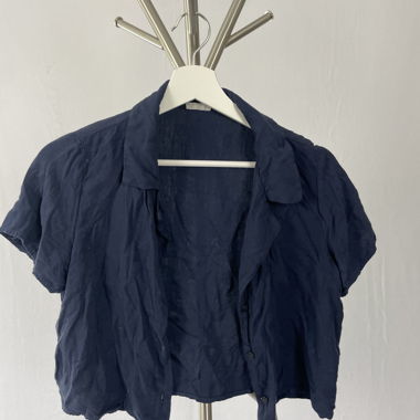 bluse dunkelblau