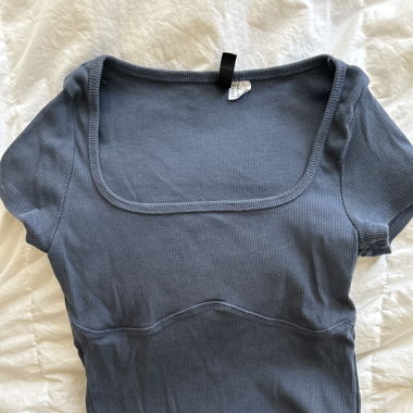 Dark blue shirt