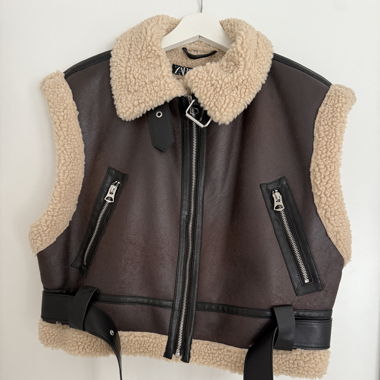 Smanicato in ecopelle Zara con interno in teddy