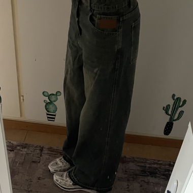 Jeans a gamba larga