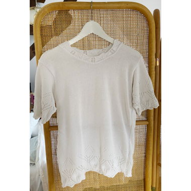 Baumwoll T-Shirt gestrickt