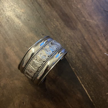 Bracelet jonc argenté