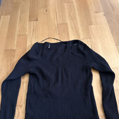 Langarm 'Crop' Pullover