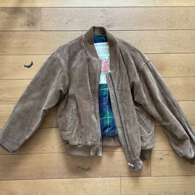 Veste en daim vintage