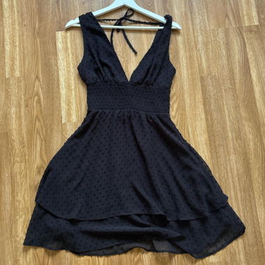 Abito Nero Neckholder