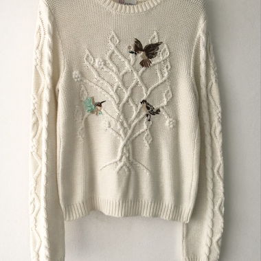 RED Valentino Garavani Pullover im Animal-Muster-Strick