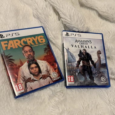 Custodie PS5 Farcry6 e Assassin's Creed Valhalla